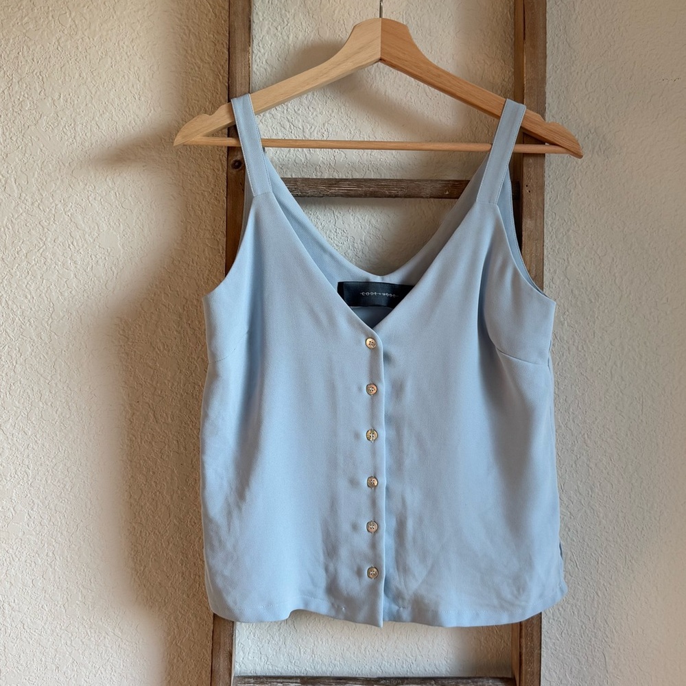 Code x Mode baby blue top sz: XS